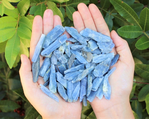 Natural Blue Kyanite Blades Wholesale Bulk Lots: Choose Ounces or lb Bulk Wholesale Lots (Premium Quality 'A' Grade)