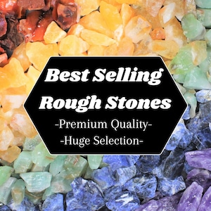 BEST SELLING Natural Raw Crystals - Huge Choice Wholesale Bulk Lots - Quartz, Calcite, Jasper, Agate, Obsidian! (Rough Gemstone Minerals)