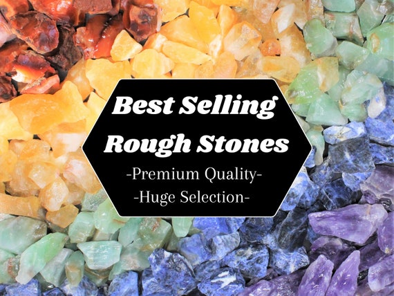 BEST SELLING Natural Raw Crystals - Huge Choice Wholesale Bulk Lots - Quartz, Calcite, Jasper, Agate, Obsidian! (Rough Gemstone Minerals)