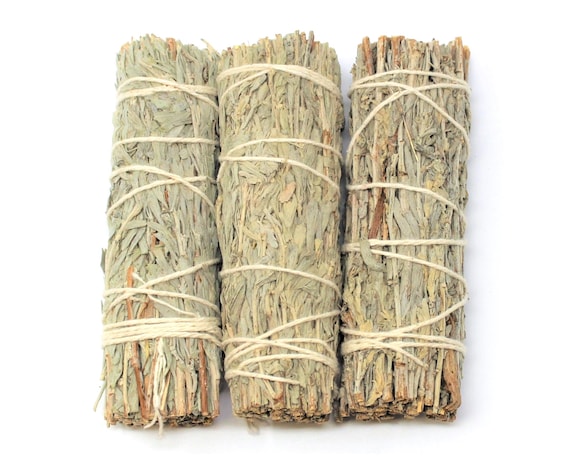 3 Pack Prosperity Smudge 4" Sticks - Natural Herb Bundles - Pine & Mountain Sage