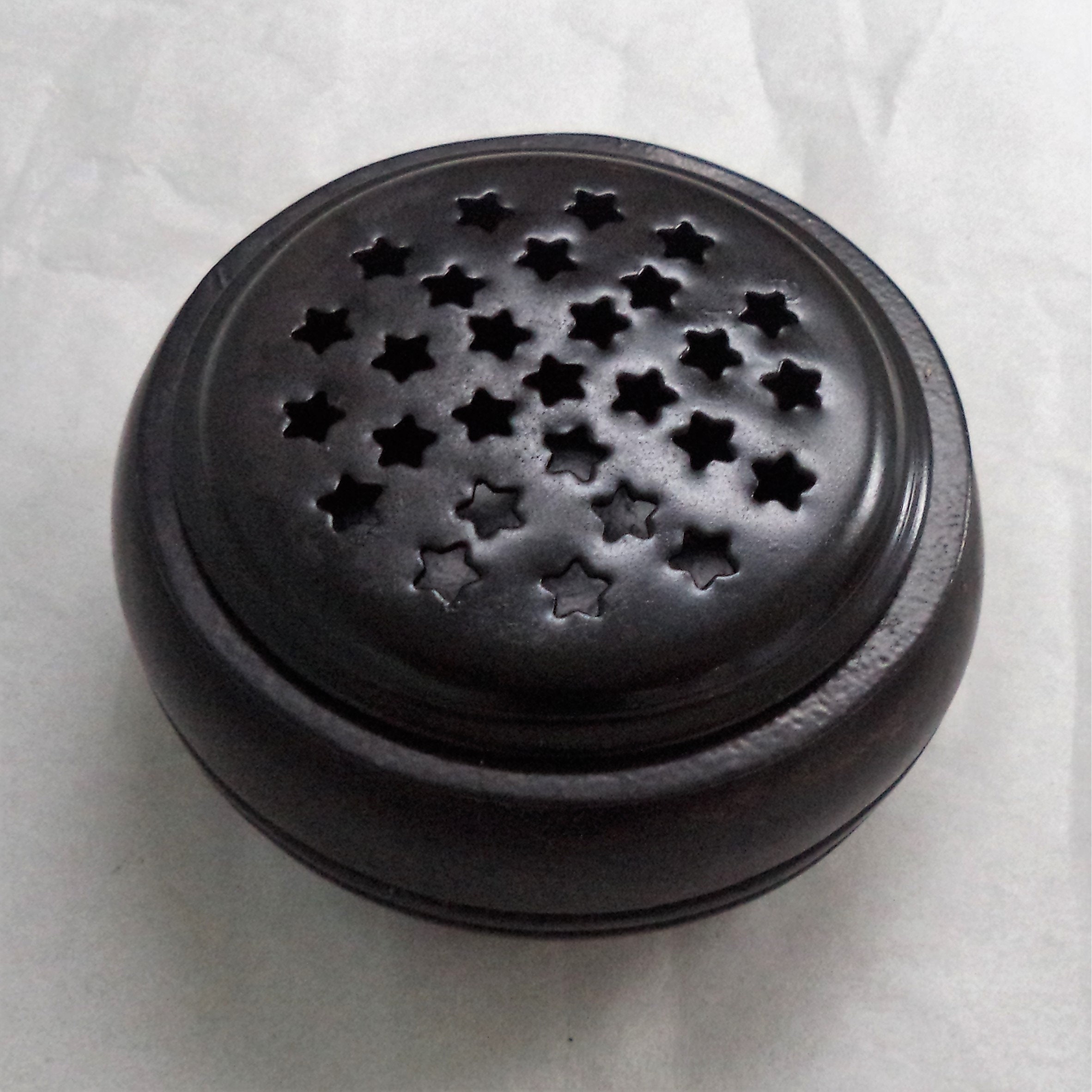 Starry Screen Metal Incense Burner, 3.5 for Charcoal Tablets, Resin
