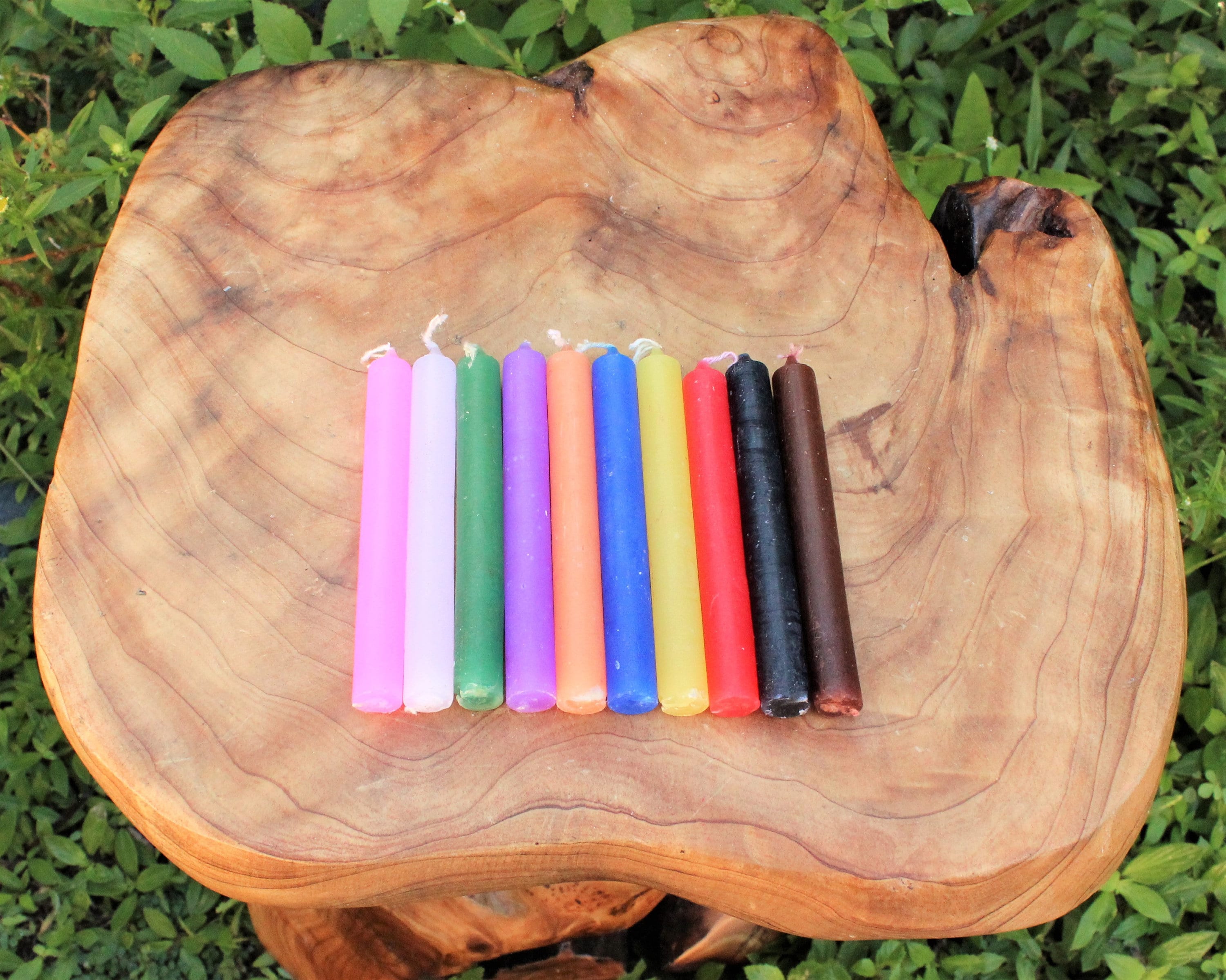 4 Chime Candles Set 10 Assorted Colors (Wholesale Spell Candles)