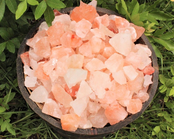 Natural Himalayan Salt Chunks, Bulk Wholesale Lots: Large Size (1&quot; - 3.5&quot;) Choose How Much! (Chunky Crystals, Pink Sea Salt, Rocks)