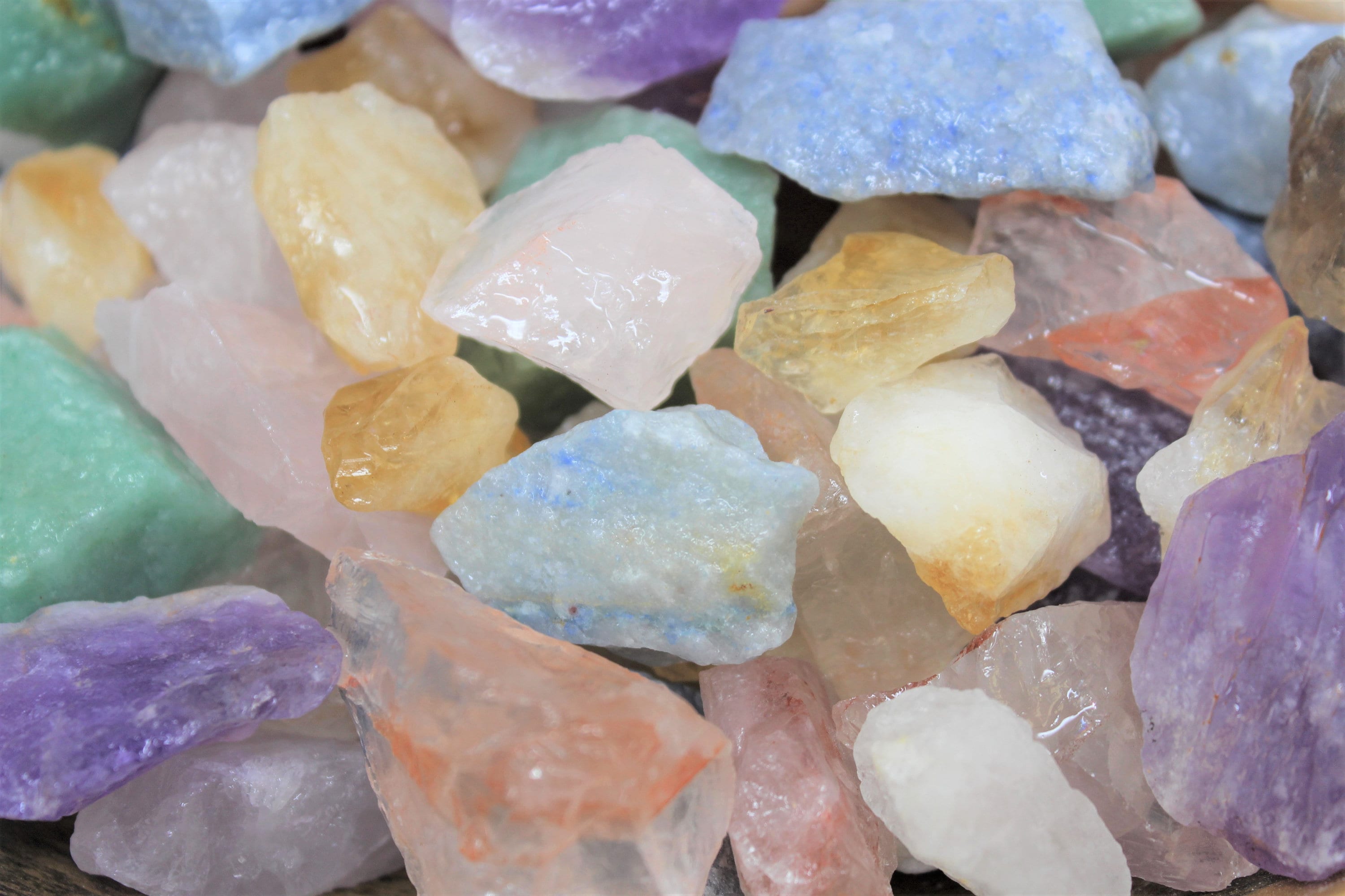 Rough Natural Mixed Quartz Premium Grade Stones, Beautiful Assortment