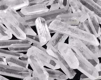 Natural Clear Quartz Crystal Points 50g Lot (250 Carat, 1.7 oz, 'AAA' Grade Premium Quality, Quartz Point, Quartz Crystal)