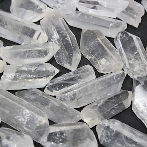 Natural Clear Quartz Crystal Points Wholesale Lots: Choose Ounces or lb Bulk Wholesale Lots 'AAA' Grade Premium Quality Quartz Points image 3