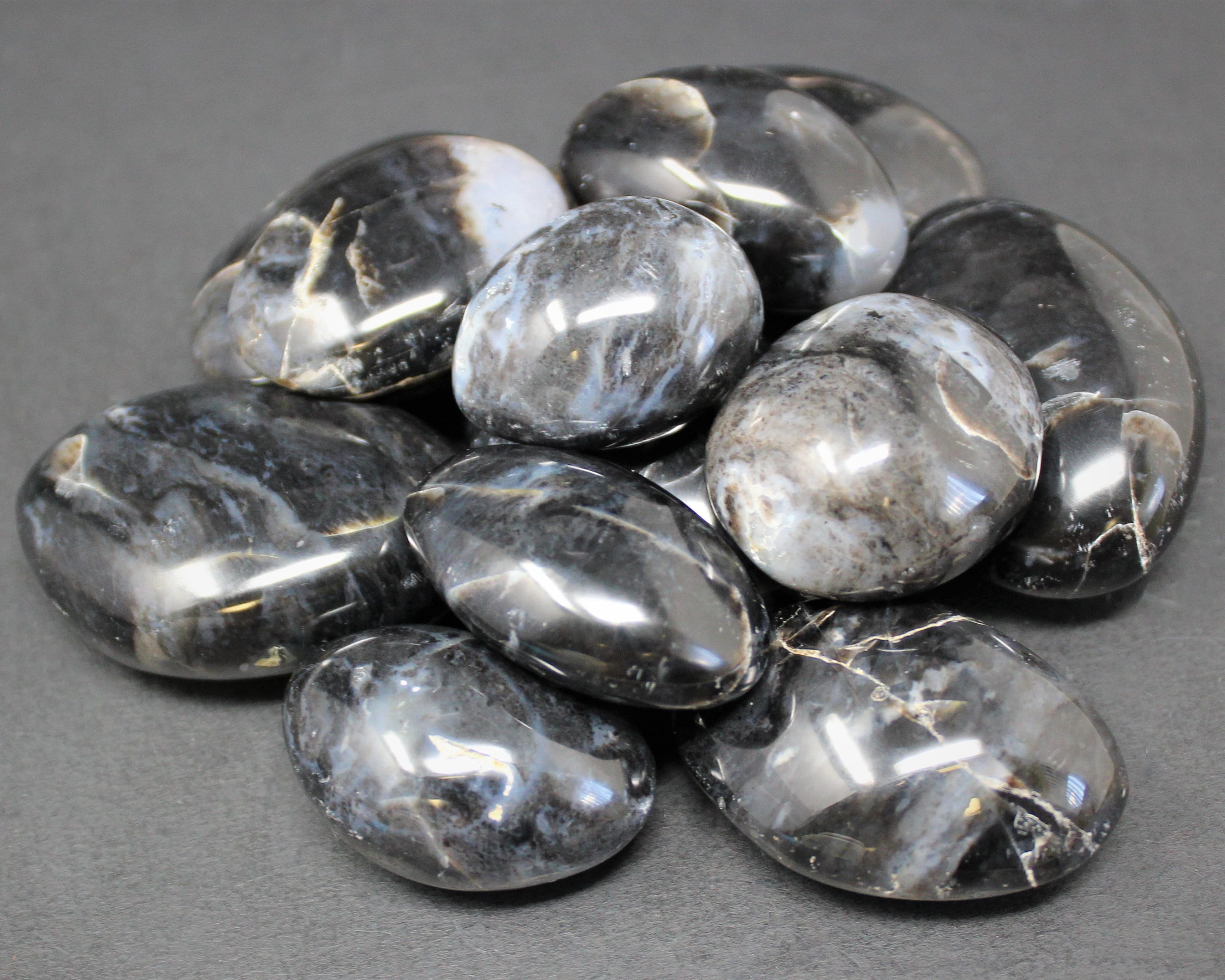 Black Moonstone Hand Polished Stones Choose How Many Pieces ('AAA