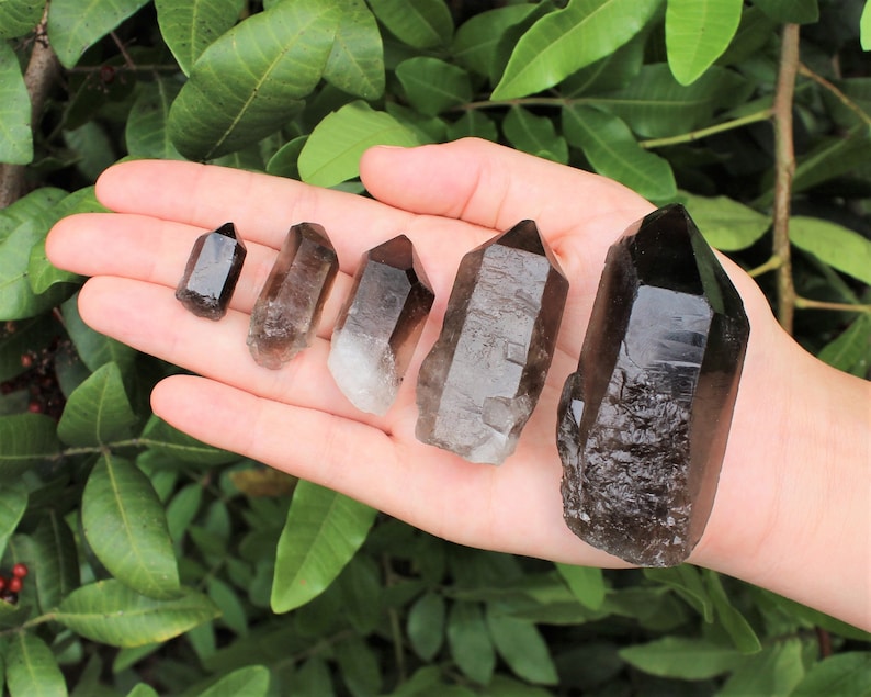 Smoky Quartz Points, Large 'AAA' Grade Smoky Quatrz Crystal Point