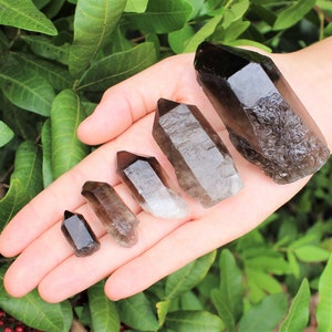 Smoky Quartz Points: 'AAA' Grade Smoky Quartz Crystal Point Choose Size Premium Quality image 5