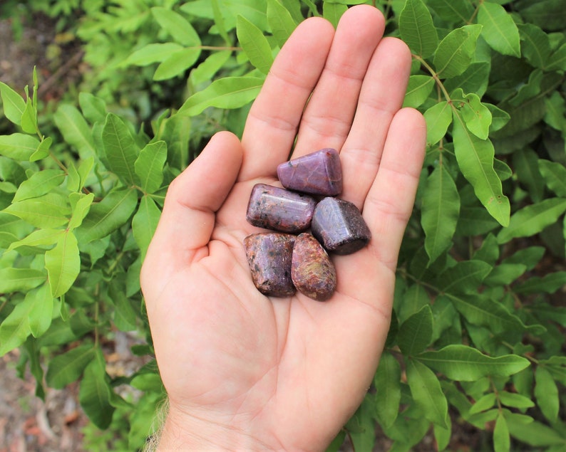 Ruby Tumbled Stones: Choose How Many Pieces Premium Quality 'A' Grade 5