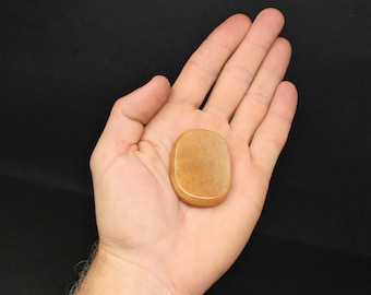 Moonstone Palm Stone MEDIUM (Smooth Polished Worry Stone, Gemstone, Palm Stone, Pocket Stone)