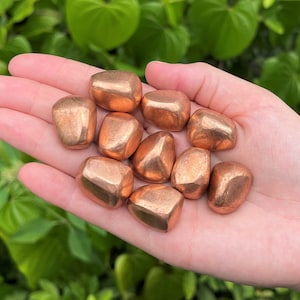 Copper Tumbled Stones: Choose How Many Pieces (Premium Quality 'A' Grade)