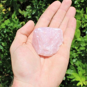 LARGE Rose Quartz Raw Natural Stone, 2" - 3": Choose How Many Pieces (Premium Quality 'A' Grade)