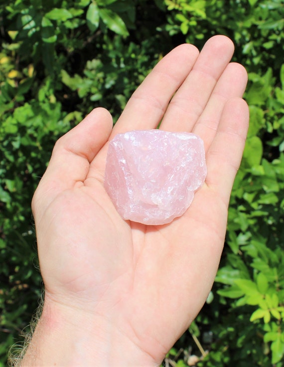 Raw Rose Quartz Chunks - 2 sizes Raw Rose Quartz Chunks - 2 sizes