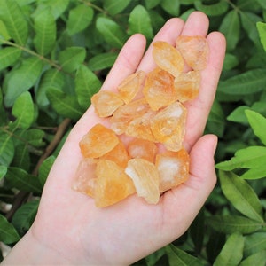 Citrine Rough Crystal Chips, 0.5 1.25: Choose Ounces or lb Wholesale Bulk Lots 'AAA' Quality Raw Citrine Chips, Rough Citrine Chips image 4