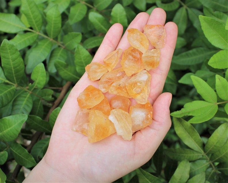 Citrine Rough Crystal Chips, 0.5 1.25: Choose Ounces or lb Wholesale Bulk Lots 'AAA' Quality Raw Citrine Chips, Rough Citrine Chips image 4