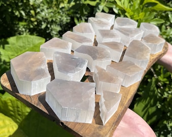 Ulexite TV Rock Chunks, Television Stones - Choose Size (Premium Quality Raw Ulexite Optical Crystals)