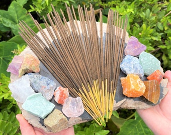 20 Incense Sticks BUY 2 GET 1 FREE! + Free Crystals! - Choose Your Scent (Premium Quality)