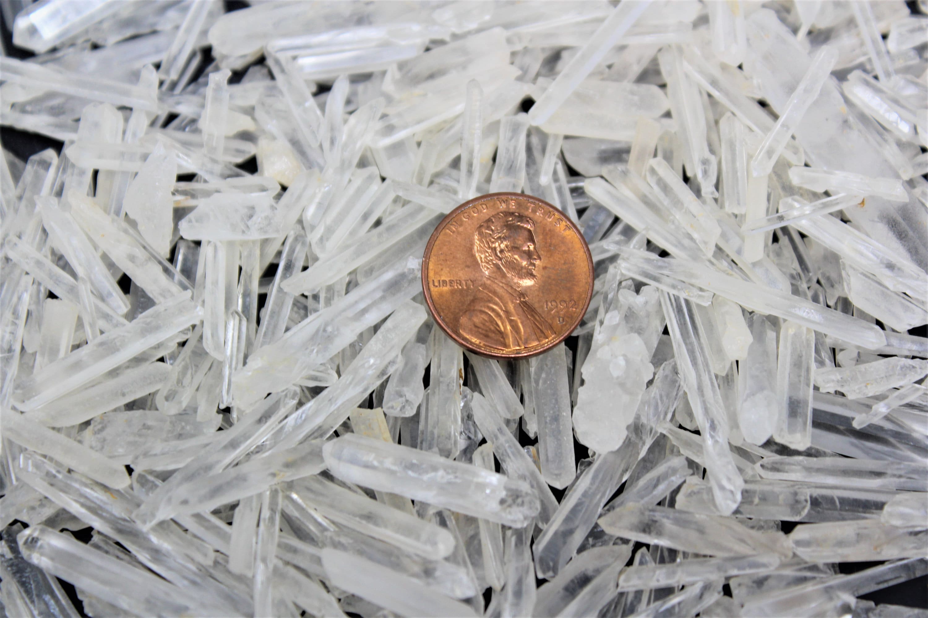 Tiny Matchstick Quartz Crystal Points Bulk Wholesale Lots (Natural Points, Small Crystal Points