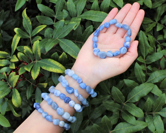 Blue quartz bracelet deals