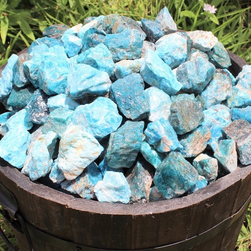Bulk African Turquoise Rough Rock For Tumbling – 1LB Wholesale Lot (Natural Namibia)