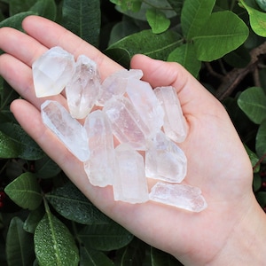 Natural Clear Quartz Crystal Points Wholesale Lots: Choose Ounces or lb Bulk Wholesale Lots 'AAA' Grade Premium Quality Quartz Points image 9