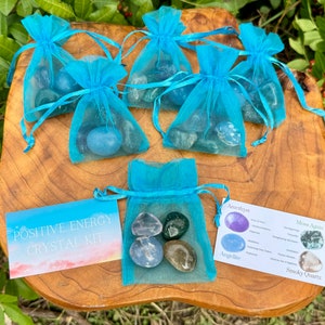 Positive Energy Crystal Kit, 4 Pcs in Organza Pouch - Most Popular ...