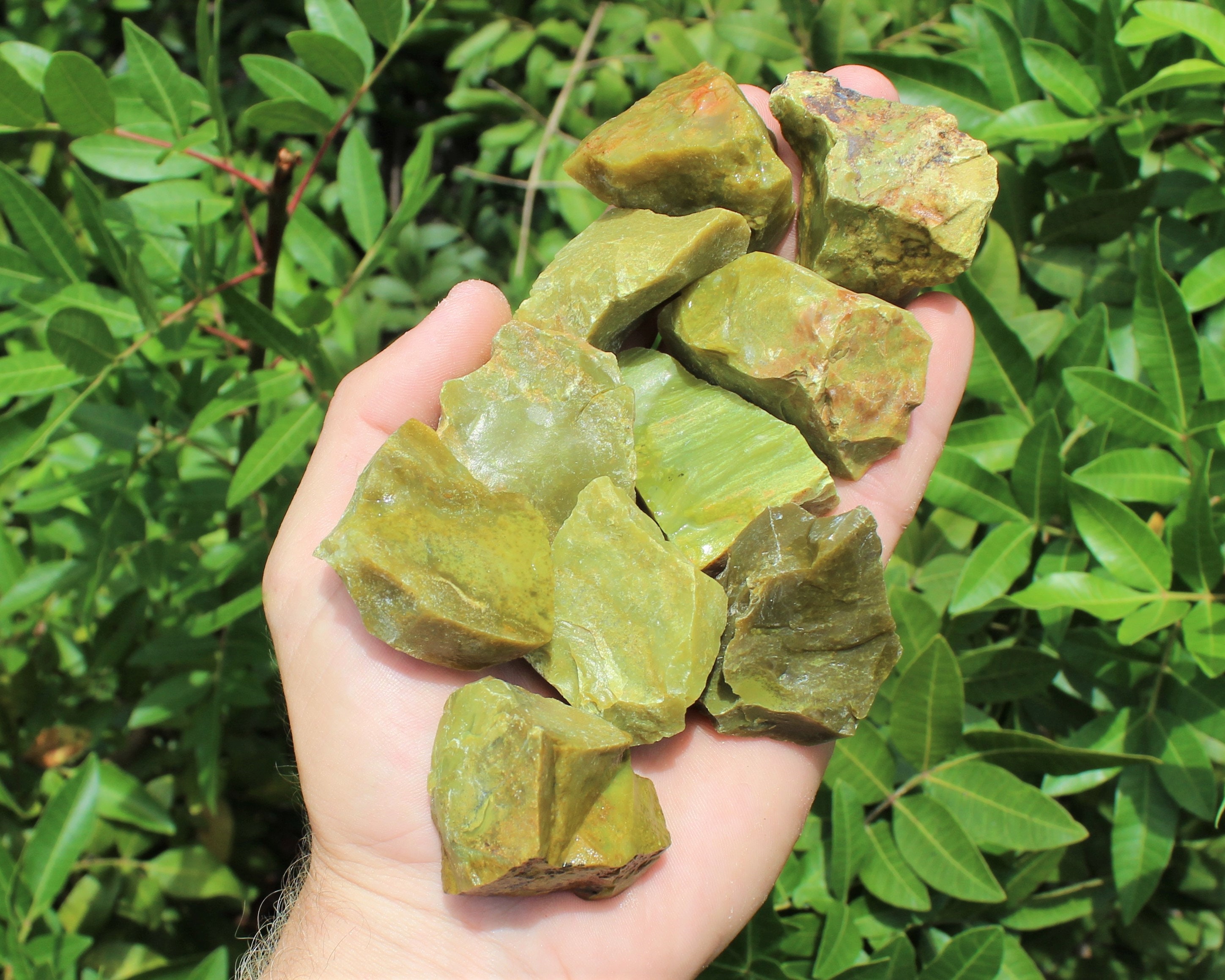 Green Opal Raw Natural Stones Choose Ounces or lb Bulk Wholesale Lots