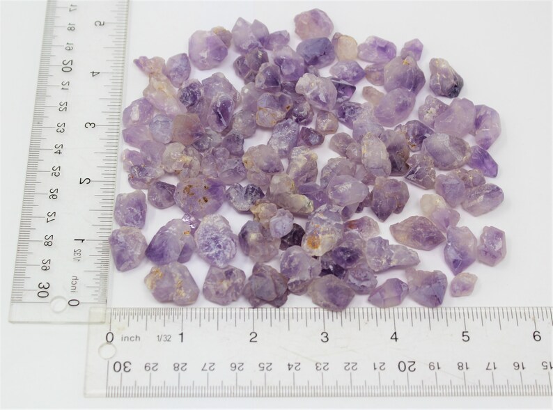 Raw Amethyst, Small Pieces, Mini Crystals Choose 2 oz 4 oz or 8 oz Rough Natural Amethyst Nuggets from Brazil
