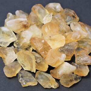 Citrine Rough Crystal Chips, 0.5 1.25: Choose Ounces or lb Wholesale Bulk Lots 'AAA' Quality Raw Citrine Chips, Rough Citrine Chips image 6