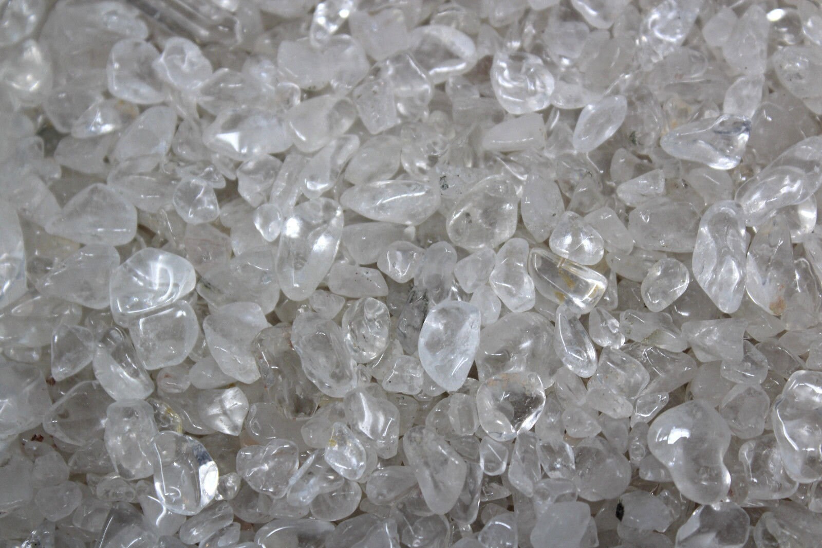 Clear Quartz Semi Tumbled Gemstone Mini Chips 5 15 mm