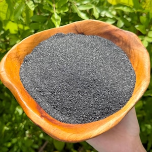 Ritual Black Salt Craft Supply - Choose Amount (Ideal for Crafting, Spell Jars & Resin Work)