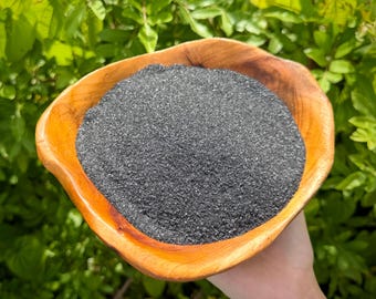 Ritual Black Salt Craft Supply - Choose Amount (Ideal for Crafting, Spell Jars & Resin Work)