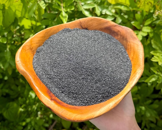 Ritual Black Salt Craft Supply - Choose Amount (Ideal for Crafting, Spell Jars & Resin Work)