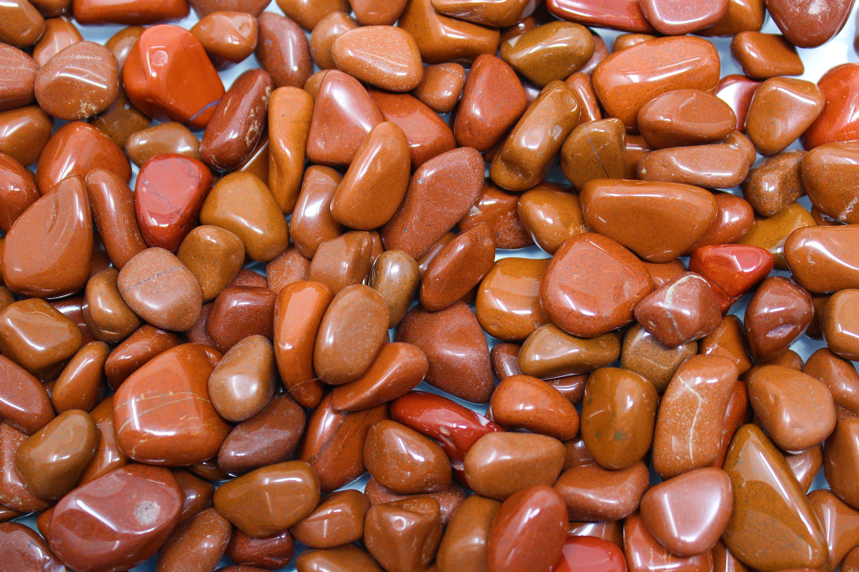 Red Jasper Tumbled Stones Choose 2 Oz 4 Oz 8 Oz Or 1 Lb Bulk Lots