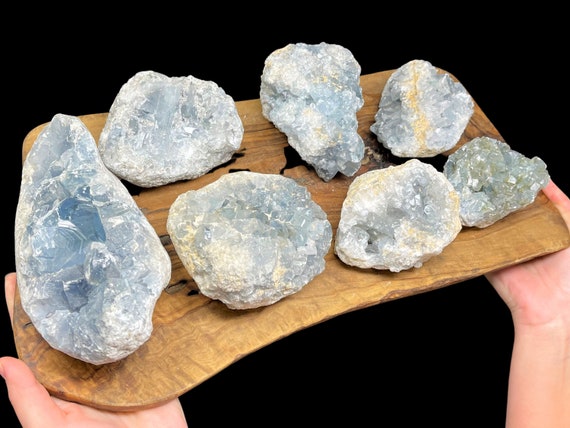 LARGE Celestite Cluster, CLEARANCE Quality Blue Celestite Crystals: Choose Size ('B' Quality, Crazy Cheap, Natural Celestite Clusters)