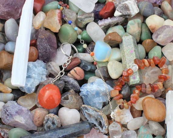 Crystal Confetti: CRAZY CHEAP HUGE Mixed Bulk Lots of Tumble & Rough Stones, Polished Crystals, Selenite, Clusters, Bracelets and More