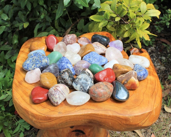 Small Tumbled Crystals Mix Premium Quality Natural Stones Gemstones Bulk