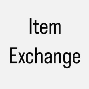 Exchange Shipping Label