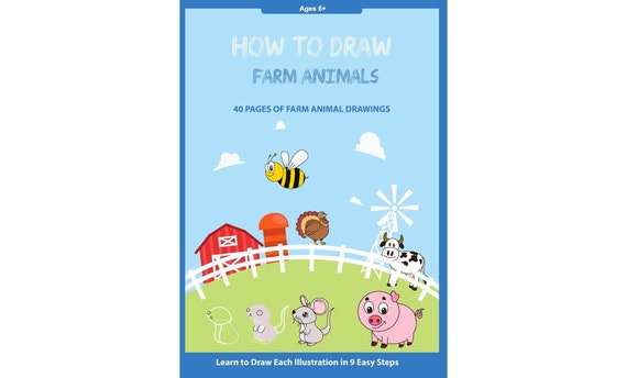 Comment Dessiner Les Animaux De La Ferme Facile Guide étape Par étape Comment Dessiner Pour Les Enfants