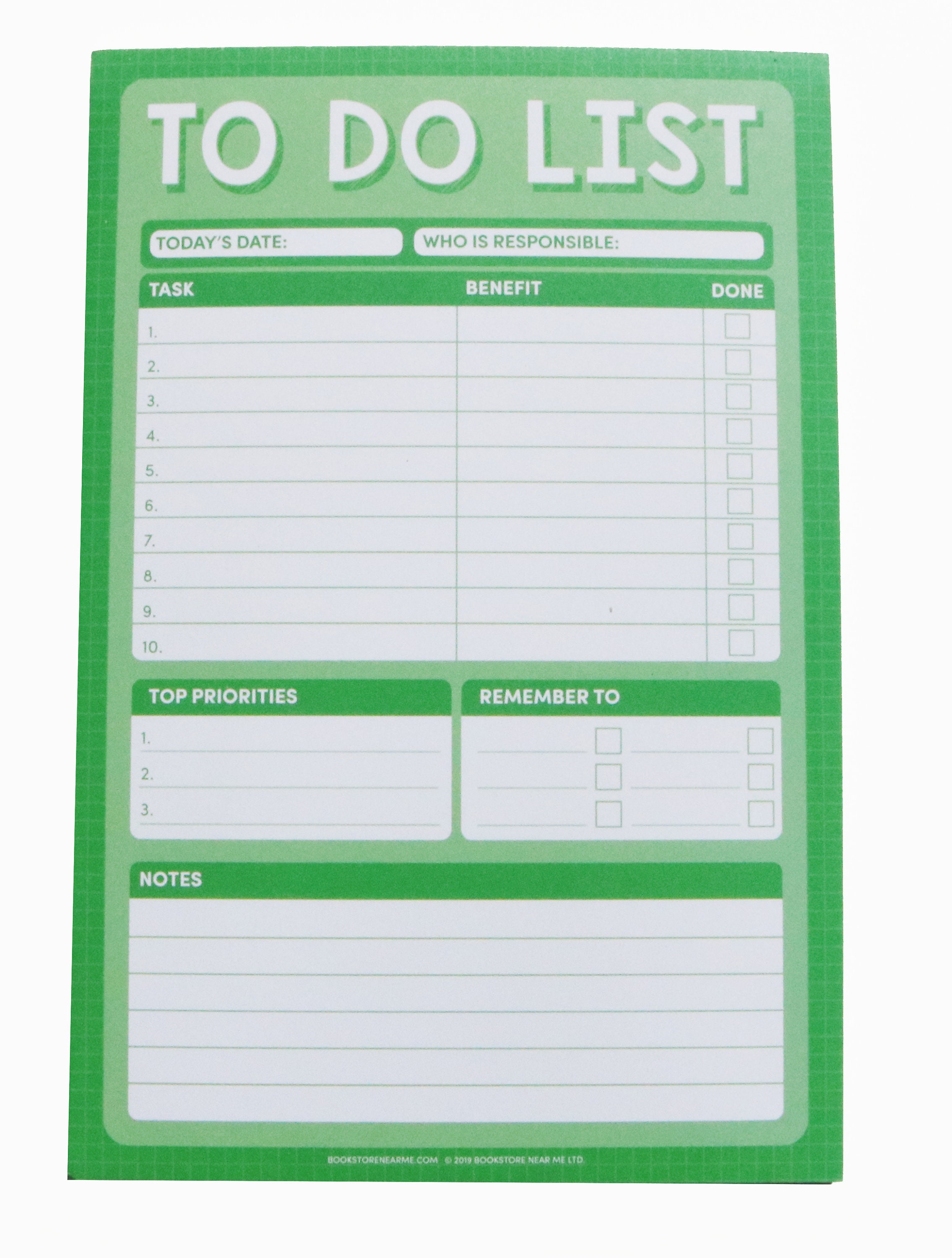 To Do List Notepad Etsy