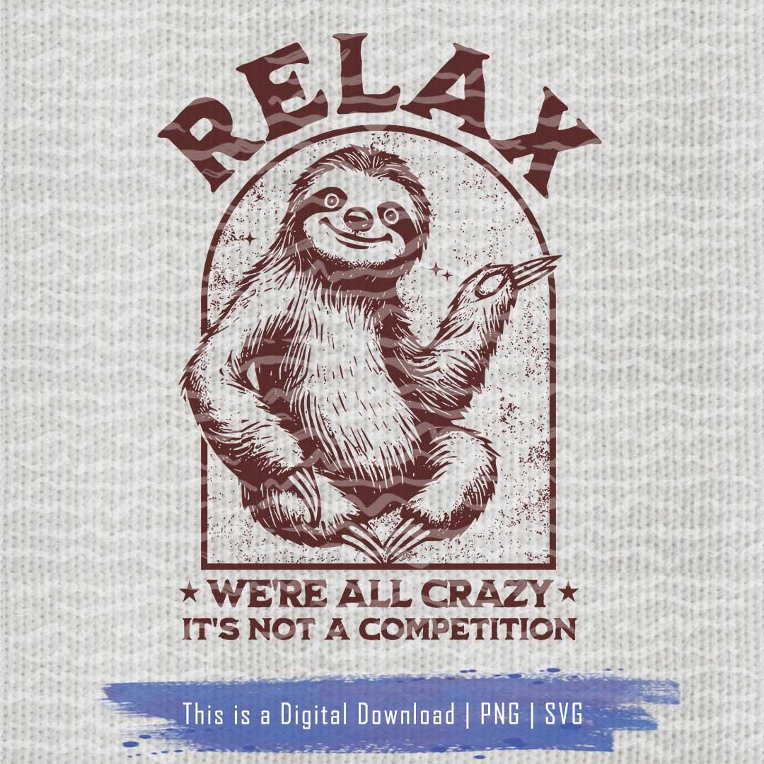Targa In Latta Vintage Ispiratrice – 'Relax, We're All Crazy' – Poster Divertente Per Pareti, Bar, Pub, Soggiorno, 30x20 Cm