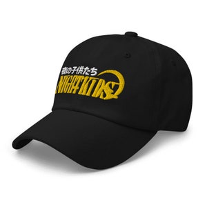 Myogi Nightkids Embroidered Initial D World Hat, R32 Racing Star Headwear, Monster Machine Hat, Nissan Skyline GT-R Hat