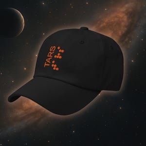 TARS Interstellar Embroidered Dad Hat, Space Exploration Cap, Alien Anthusiast Headwear
