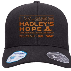 Hadley&#39;s Hope Terraforming Colony Weyland Yutani Adjustable Hat Embroidered Inspired by Alien Movie Cap Acheron (LV-426)
