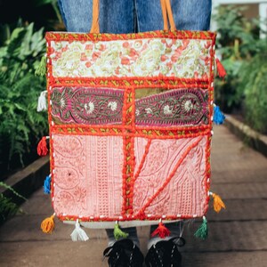 Vintage Handbag - Ethnic Indian Handbag - Handbag for Women - Hobo Handbag - Hippie Handbag - Boho Bag -  Handmade by Rajasthani Women