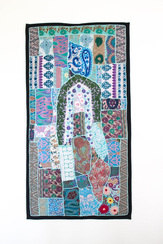 Indian Wall Tapestry Handmade Vintage Wall Art Bohemian Etsy