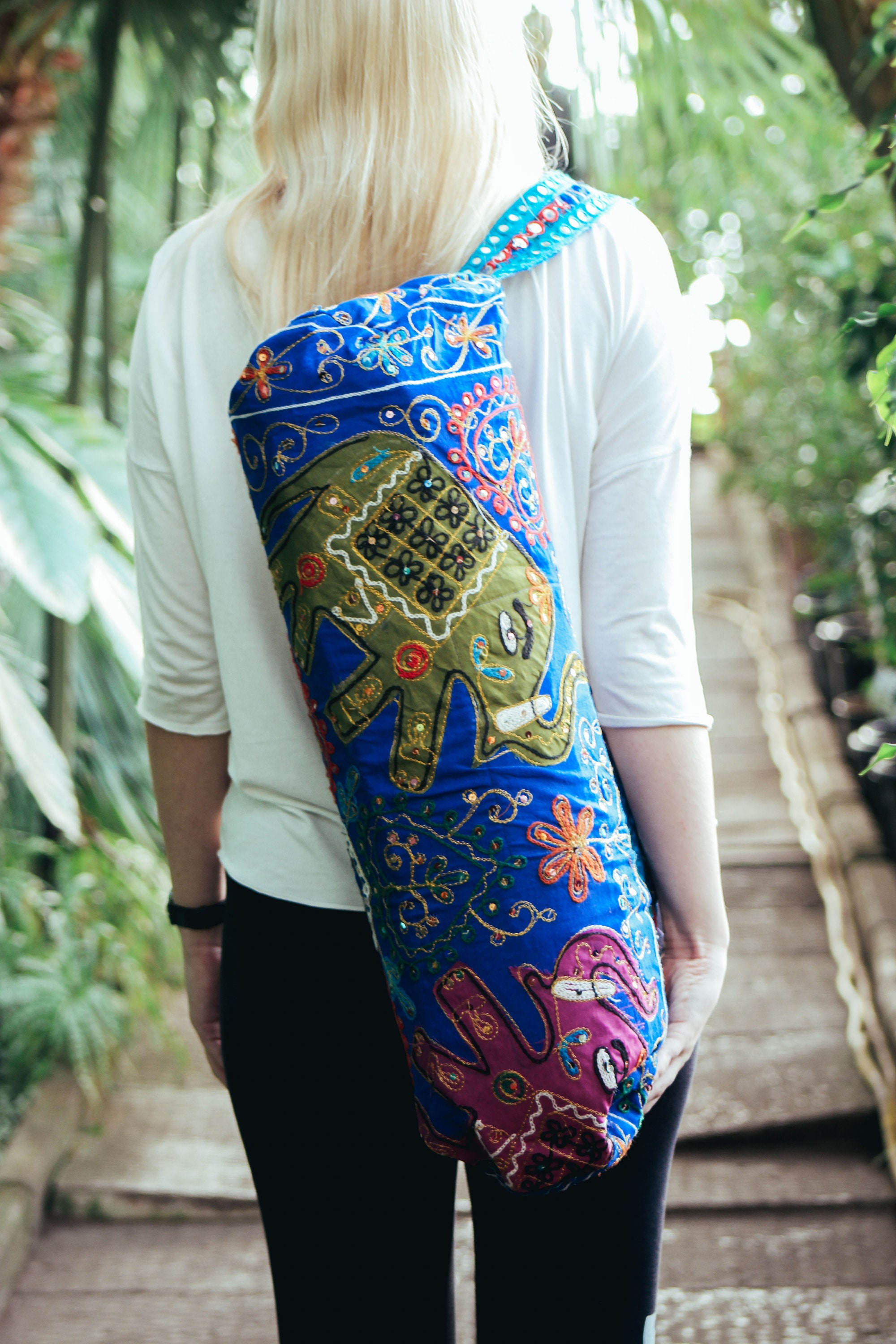 Necessaire Yoga Sutra Verde/Azul