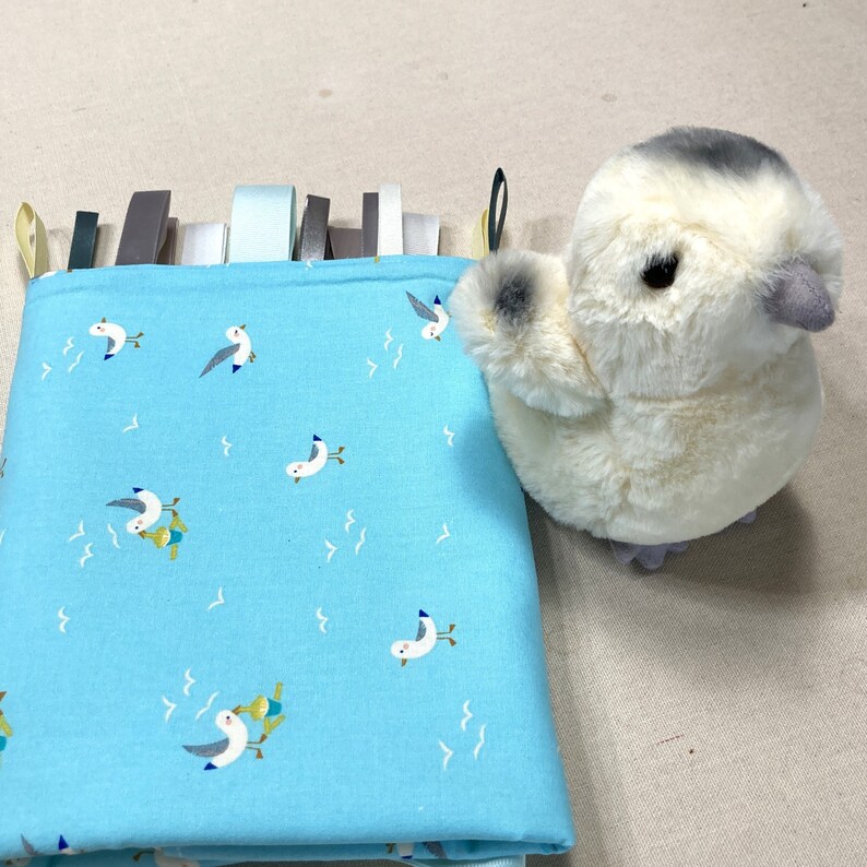 Baby Seagull Ribbon Blanket and Chick image 7