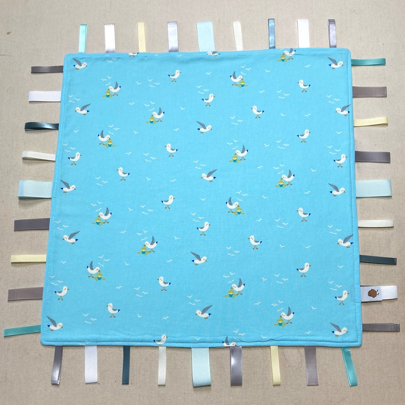 Baby Seagull Ribbon Blanket and Chick image 2